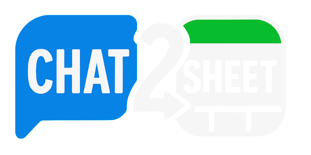Chat2Sheet