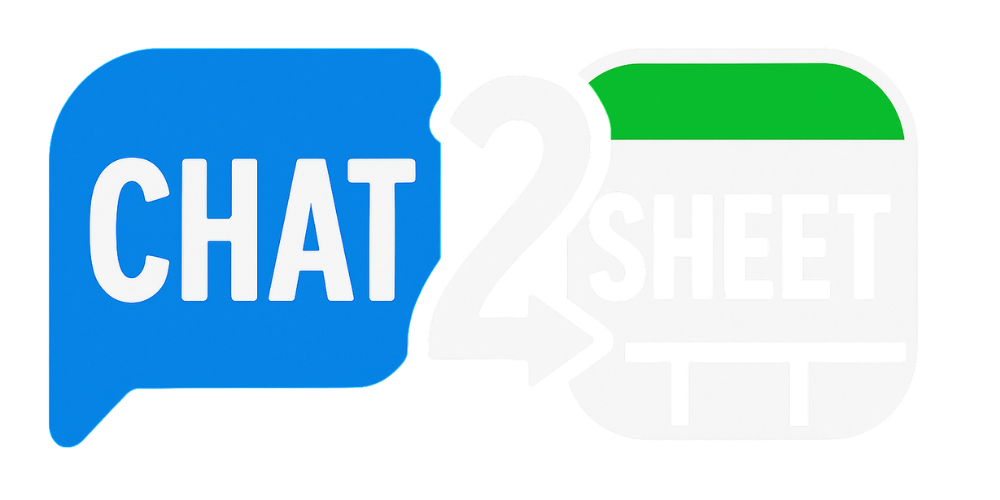 Chat2Sheet Logo